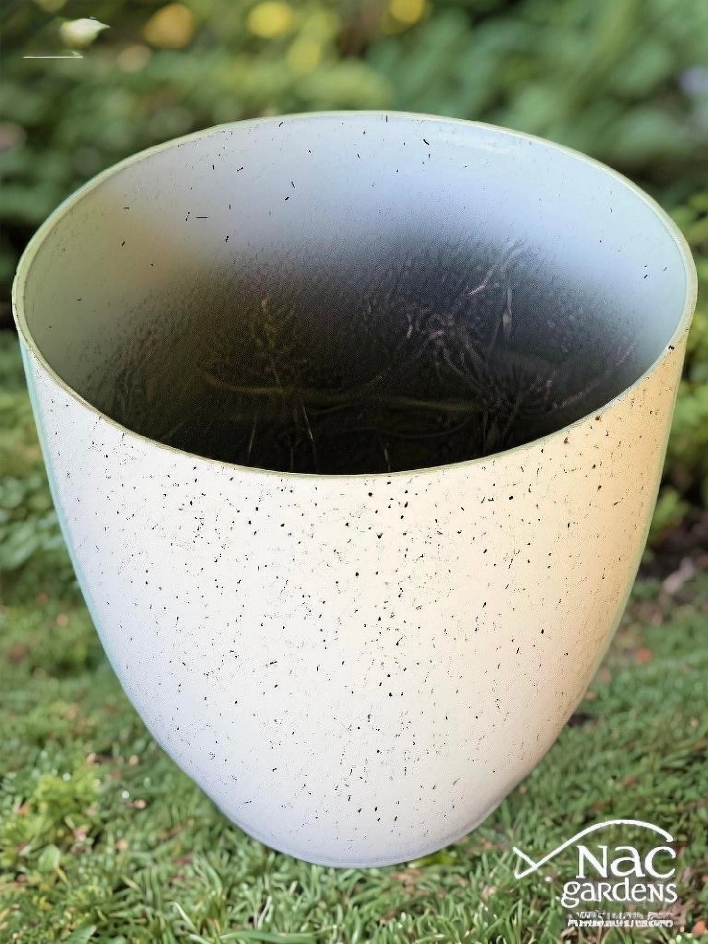 Modern Terrazzo-Style Fibreglass Indoor & Outdoor Pot – 44cm | Lightweight Planter