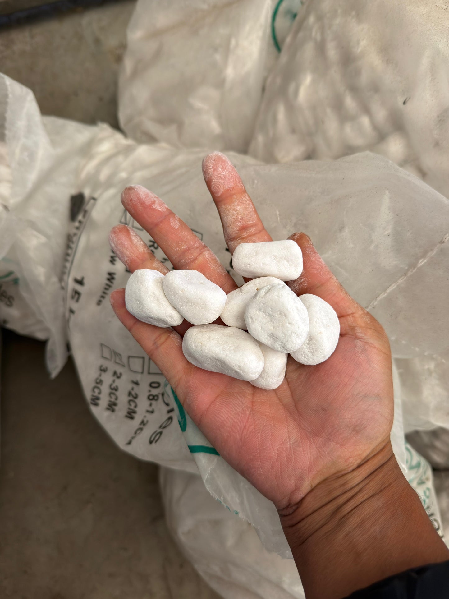 White Pebbles Decorative (2-3 cm)
